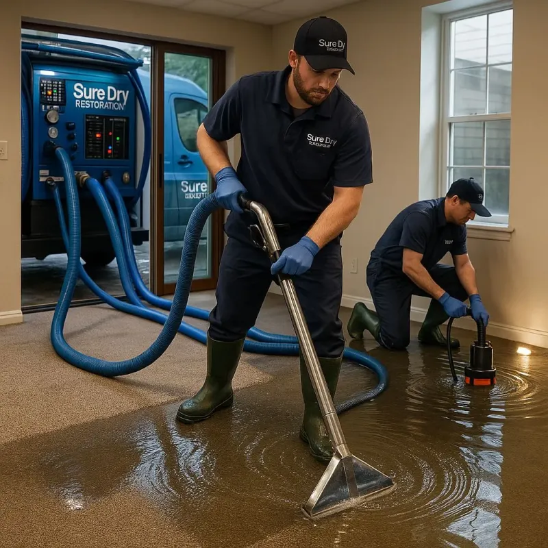 Water Extraction and Removal process in Hardwick, GA
